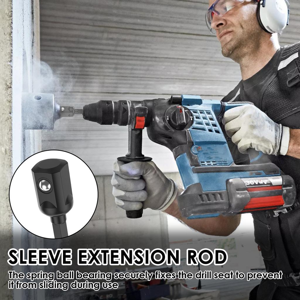 10/20Pcs 1/2 Inch Impact Socket Adapter Nut Driver Drill Bits Hex Shank Extension Rod for Impact Driver Screwdriver Handle Tool