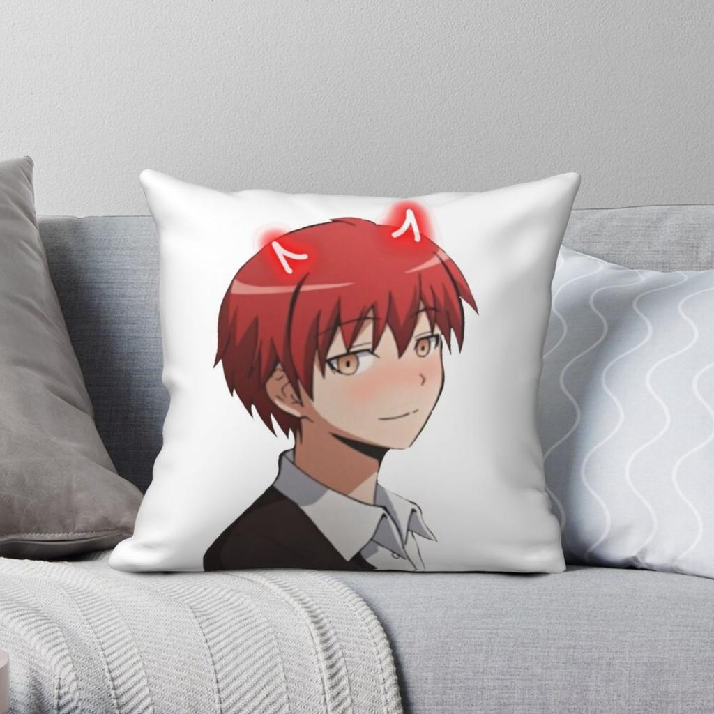 Karma Akabane Assassination Classroom Pillowcase Polyester Linen Velvet Creative Decor Throw Pillow Case Room Cushion 45x45
