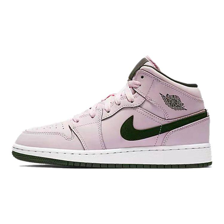 Jordan 1 Mid Pink Foam GS 555112-601