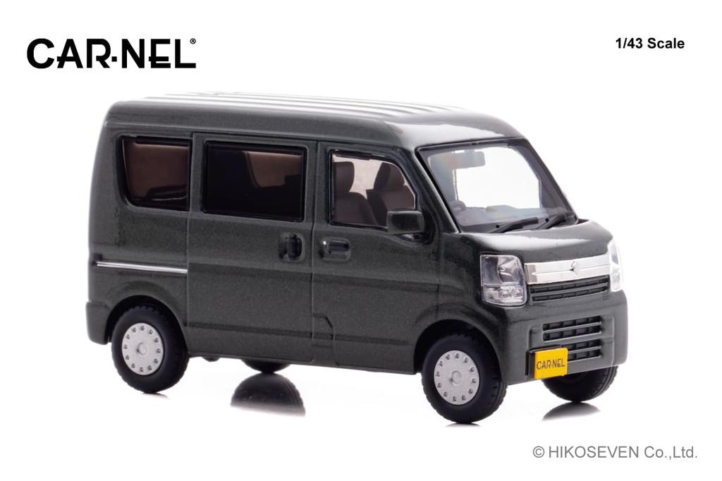 Hiko Seven Suzuki Every JOIN Turbo 2021 Cool Khaki Pearl Metallic Finished Model CN432103 (CARNEL) 1/43 (DA17V)