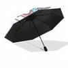 Ribbon Ice Cream Pochacco Automatic Folding Umbrella - 3 Folding Design, Vivid Cartoon Pattern, Suitable for Outdoor Activities, A Gift for Fans In Al