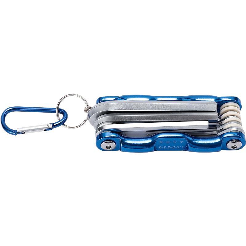Compact Folding Multi-Tool Set: Metric & Imperial Hex, Torx, Screwdriver
