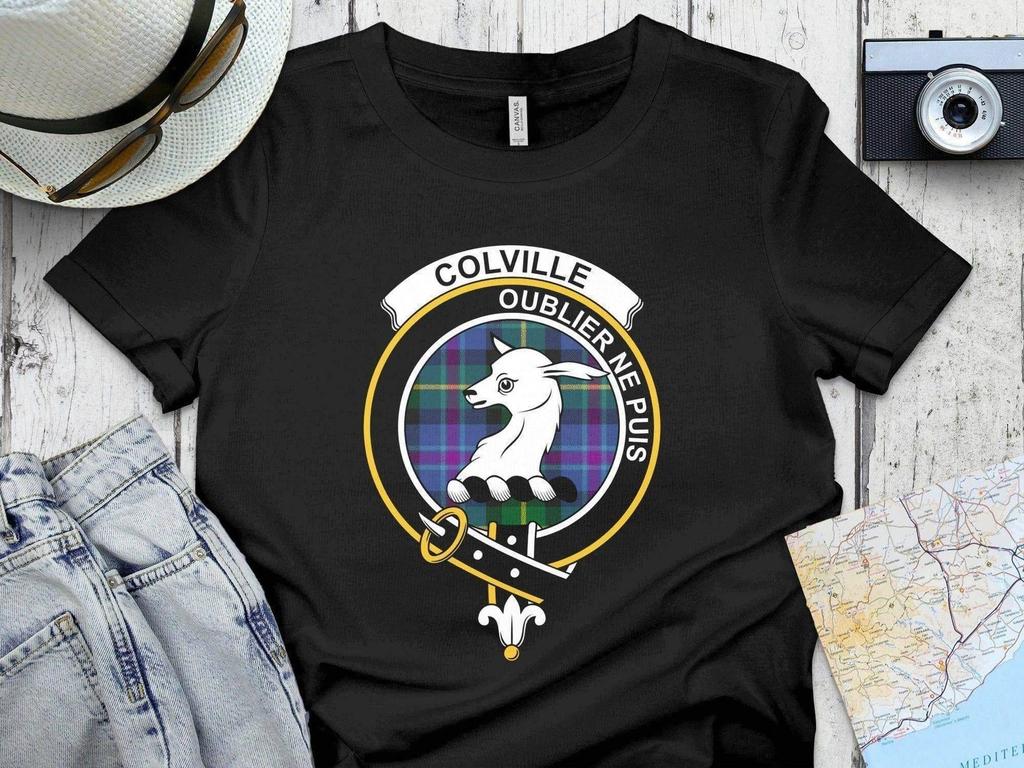 Colville Clan Crest Tartan Pride T-Shirt Sweatshirt
