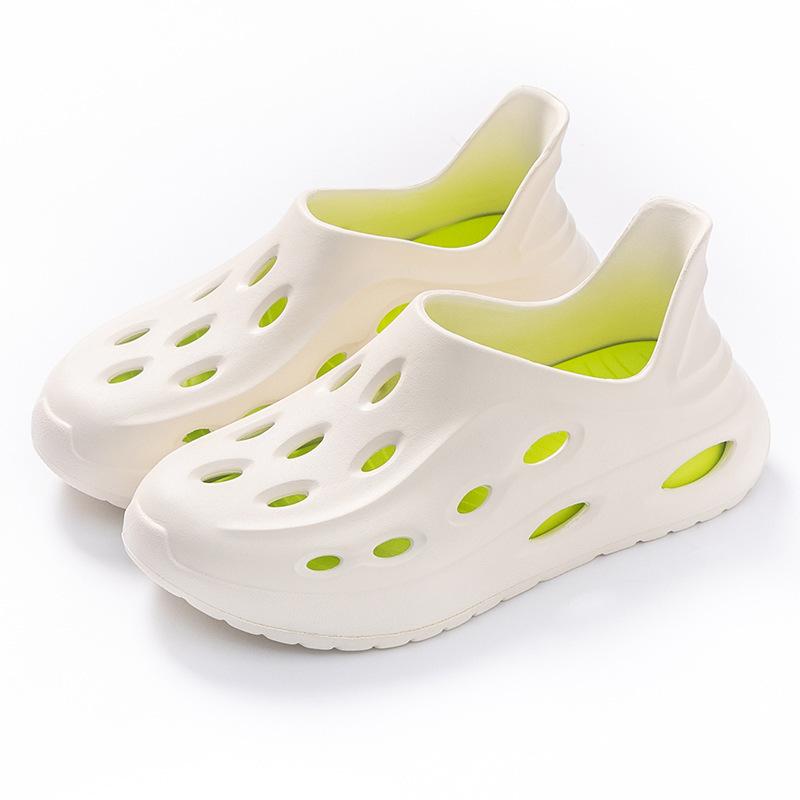 Drifting Hole Shoes Women's Summer Wading Creek Shoes Non-slip and Non-smelly Feet Outdoor Beach Playing with Water Driving Cool Slippers