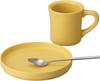 Maebata Reborn Mug Plate Set 52831 & (Yellow)