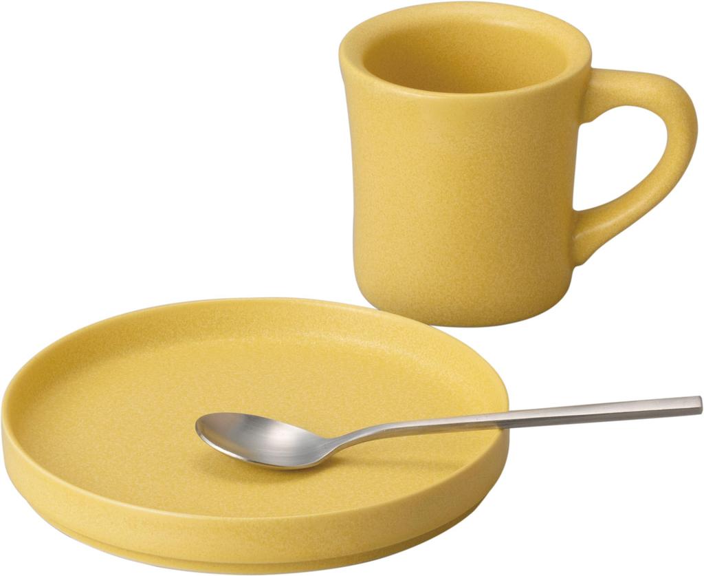 Maebata Reborn Mug Plate Set 52831 & (Yellow)