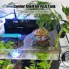 Transparent Fish Tank Storage Rack Plastic Corner Storage Rack Home Organization