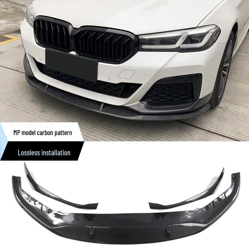 Compatible BMW New 5 Series Front & Rear Lip Kit (525/530Li) - Black Warrior MP Modification Kit.