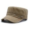 Gewaschene Baumwolle Flache Kappe Militärkappe Damen Herren Kadett Armee Kappe Retro Armee Hüte Knochen Mann Kappe Sommer Outdoor Fischer Sonnenschutz Kappe