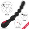 Remote-Controlled Vibrating Massage Wand and Anal Plug for Adults