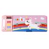 Cute Press Button Pencil Case for Kids, Durable PVC Material With Integrated Organizer, Calendar, and Magnetic Closure