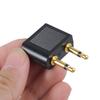 Gold Plated Airplane Flight Headphone Adapters 3.5mm Airline Plane Headset Converter for in-Flight Entertainment