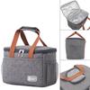 Portable Women Lunch Bag Food Thermal Box Durable Waterproof Office Cooler Lunchbox Large Capacity Organizer Insulated Case