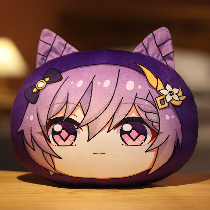 

Impact Throw Genshin Pillow Plush Toy Wendy Qiqi Aether Zhongli Kids Gift Xmas Keqing