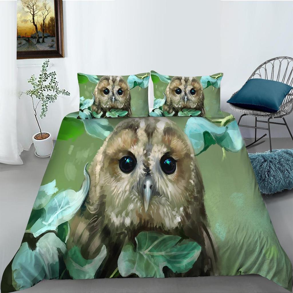 3D Digital Printed Animal Pattern Bedding Set, Bedroom Duvet Cover, Pillowcase, Single/double Bed, Full Size Home Decoration