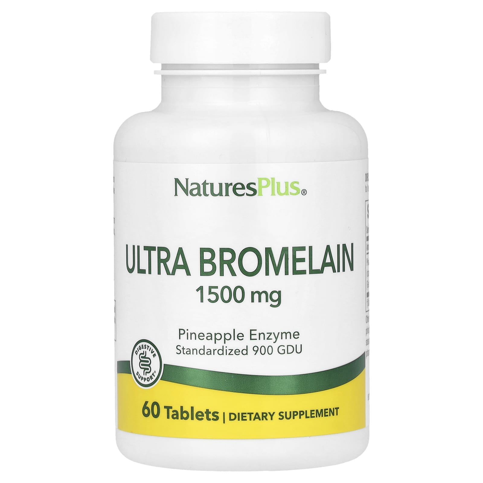 

Ultra Bromelain, 1,500Mg, 60 Tablets