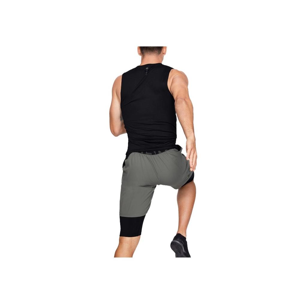 Under Armour Rush HeatGear Fitted Performance Tank Top Men Tops Black 1353448-001
