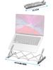 N6 Aluminum Alloy Laptop Stand - Folding, Multi-Angle, Heat Dissipation