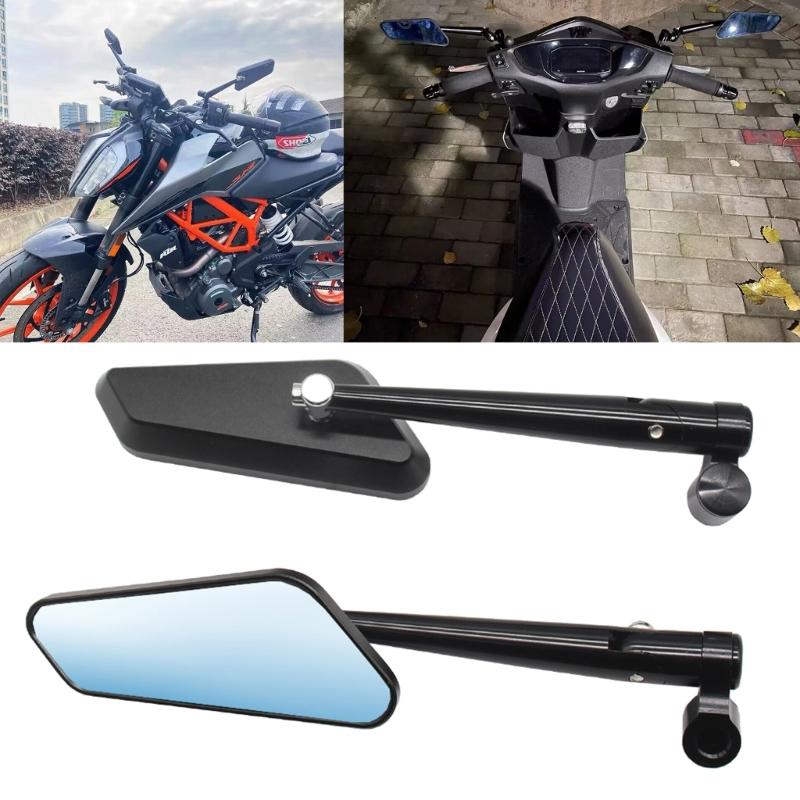 Motorcycle Handlebar Accessory: Heavy Industry Rear View Side Mirrors,Universla 1Pair