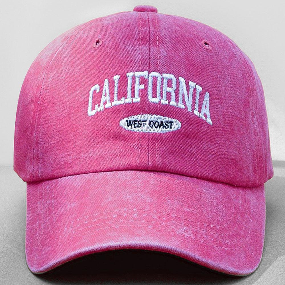 Unisex Embroidered Baseball Cap Adjustable Sunscreen  Hats Washed Baseball Hat  for Women & Men