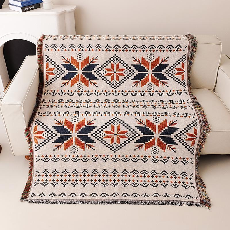 Graffiti Sofa Towel Full Cover Fabric Ins Style Living Room Carpet Moisture Picnic Mat Camping Blanket Sofa Cushion Cover Cover