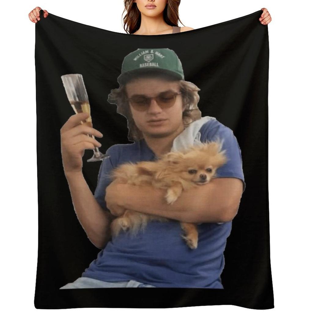 Joe Keery Classic . Throw Blanket bed plaid Vintage Soft Plaid Warm Blankets