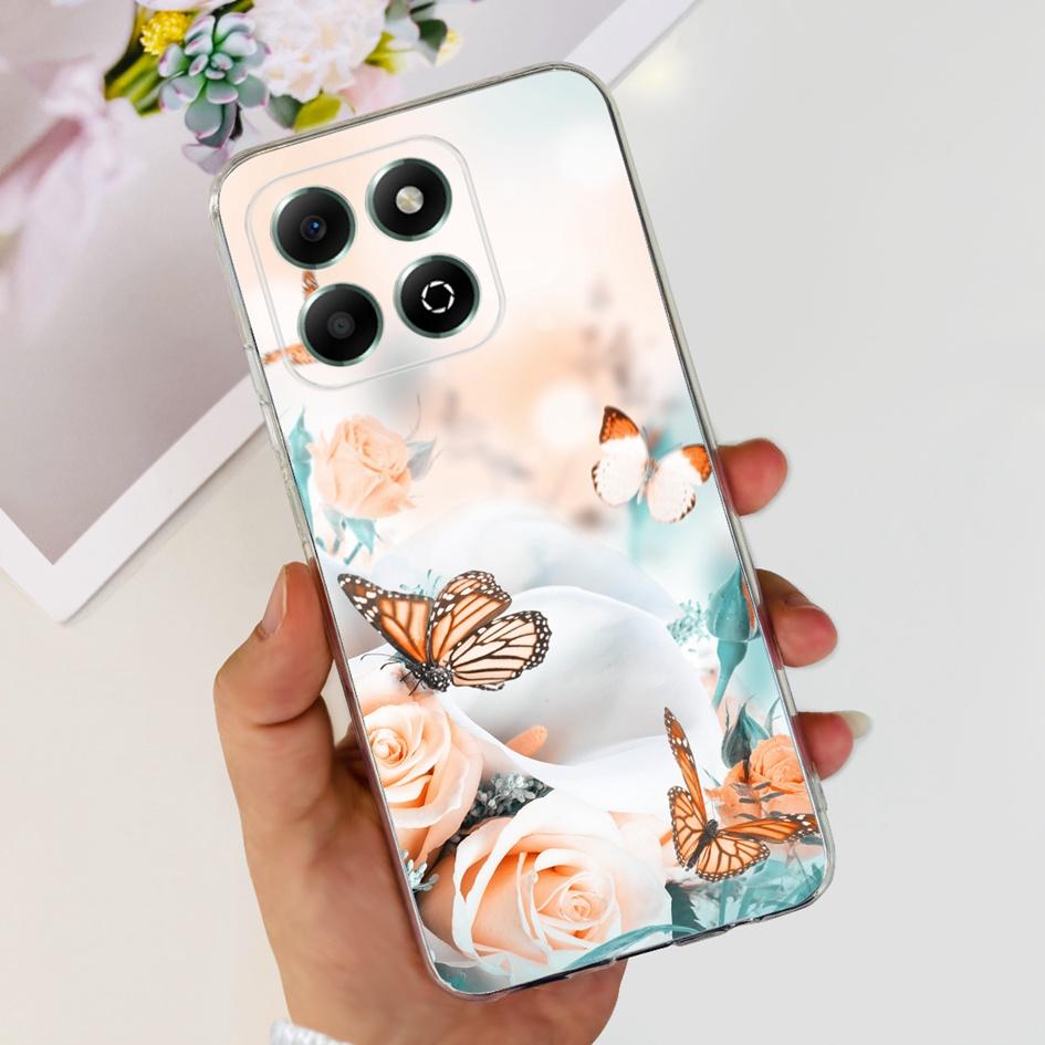 For Honor X6b Case JDY-LX1 JDY-LX2 Cover Luxury Marble Pattern Soft Clear Silicone Phone Back Cover For Honor X6b 4G X 6B Fundas