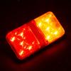 2PCS Truck Tail Light Reflectors Brake Lights 10LED Trucks Caravans Trailers Rear Tail Lights Lamps Turn Signal Indicator Stop