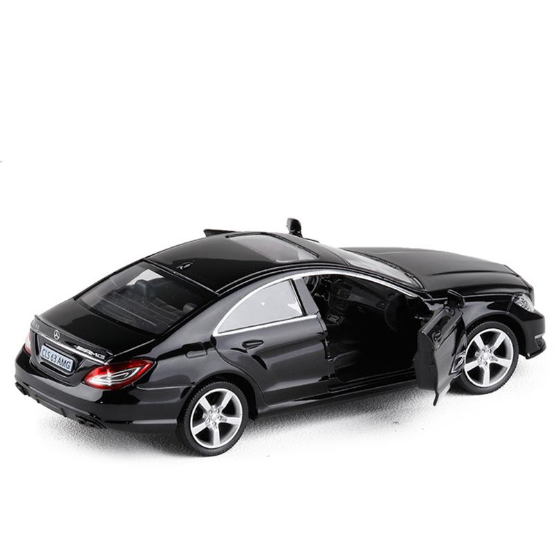 1/36 skala Benz CLS63 obudowa ze stopu Model zabawka napędzana typu naciągnij i puść samochód prezent urodzinowy kolekcjonerski Model obsady samochodzik