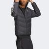 Adidas Sport Performance Colorblock Long Sleeve Hooded Down Jacket Men Outerwear Black IK7601