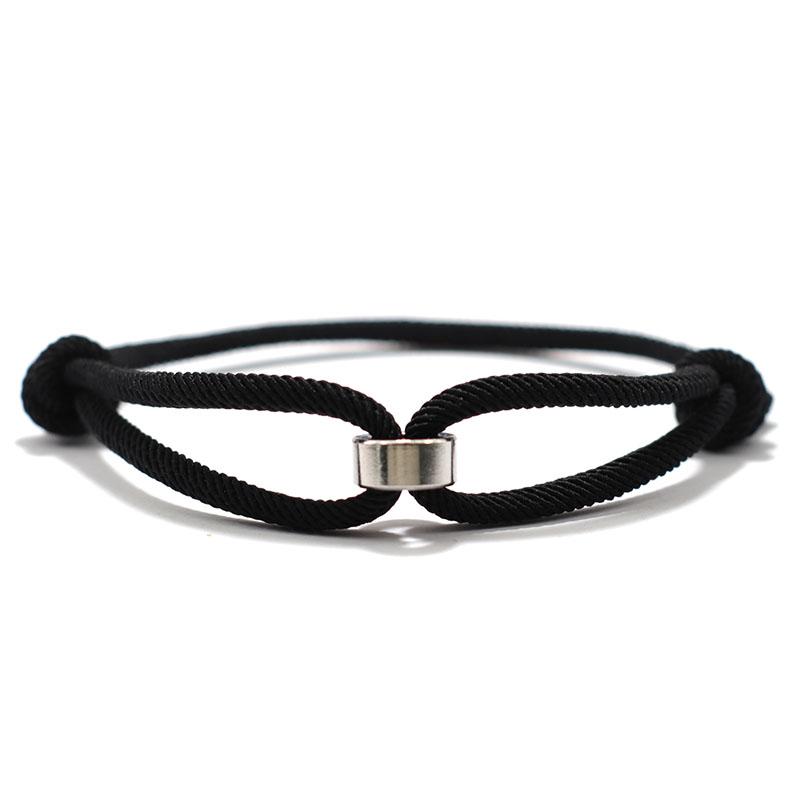 Noter 3mm Thin Cord Chain Bracelet Unisex Stainless Steel Coil Handmade Adjustable Braclet Lucky Blue Red Thread Braslet Joias