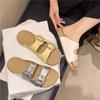 Cool slippers women's summer outer wear new models with skirts, high-end sense, beautiful thick bottom, one-word drag