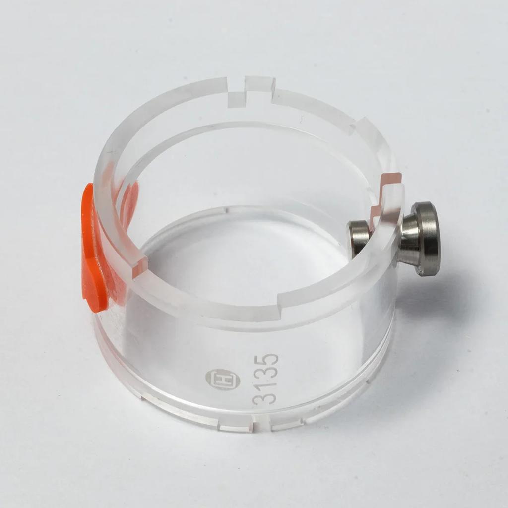 Uhrenreparaturwerkzeug NH35/2824/4130/3235 aus Acrylmaterial, tragbarer Uhrwerkhalter für Uhrmacher zur Reparatur von Uhren