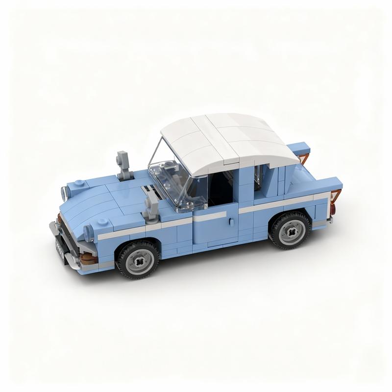 253pcs MOC Flying Forded Anglia Privet Drive Edition Magic Wizard Model Building Blocks Christmas Gifts Construction Toys Brick