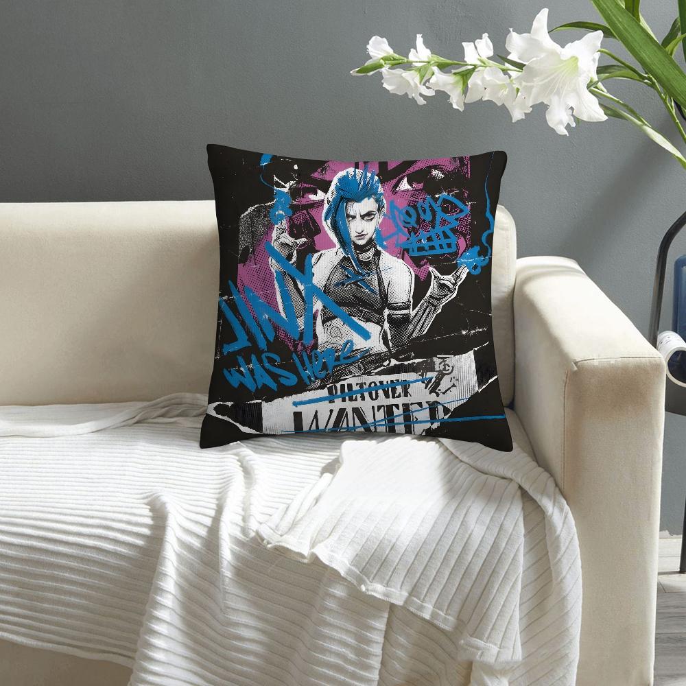 Boom Jinxed A-Arcane Pillow Case Sofa Decorative Home Double-Sided Printing Short Plush Cushion Cover Throw Pillow Cover Gifts