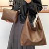 Niche Textured Underarm Bag for Women New Retro Simple Tote Bag Casual Large Capacity Shoulder Bag