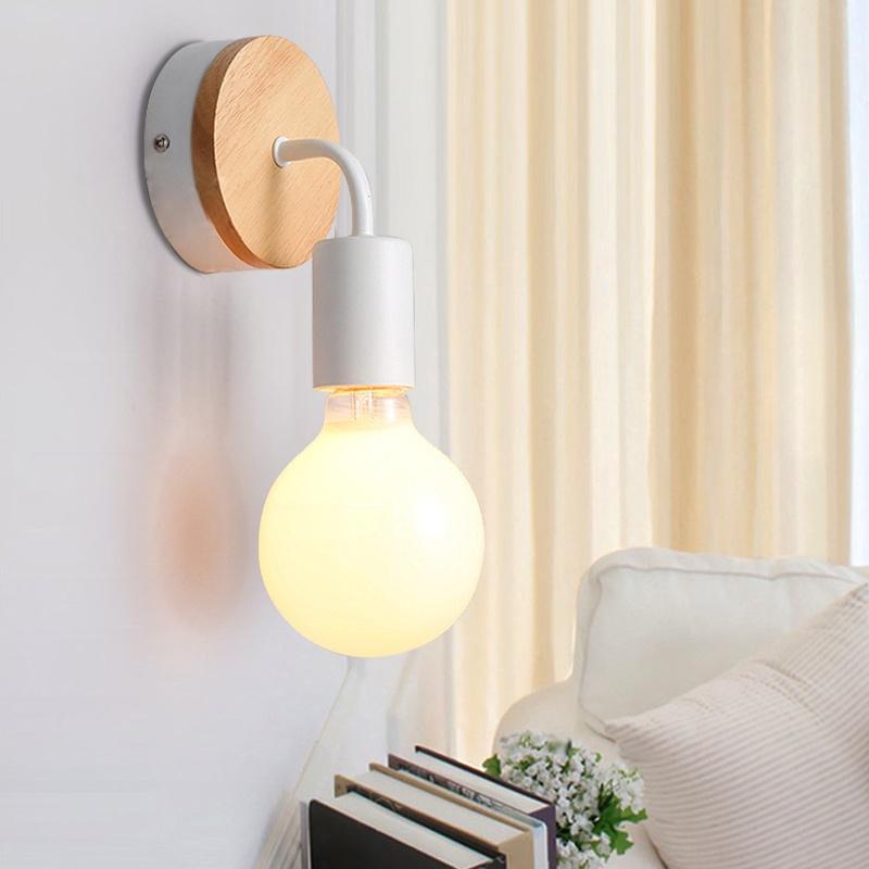 Modern Wall Lamps Sconces Living Room Wooden Bedroom Item Type: Desk Lamps Style: Modern Certification: PSE,CCC