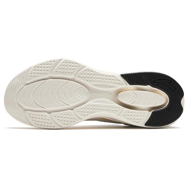 New Anta Abrasion Resistant Low Top A Flowfoam Technology Running Shoes Men's Black White 912345575-1