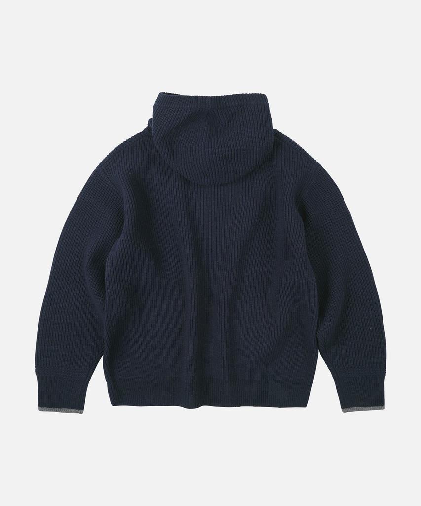 FRIZMWORKS Kangaroo Knit Pullover Hoody _ Navy