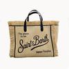 Straw Mat Beach Bag Fringed Handbag Canvas Denim Tote Bag Travel Versatile Large-capacity Handbag