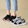 Sports Sandals Female Casual Student Ins Muffin Thick-soled Fly-woven Mesh Beach Shoes Female