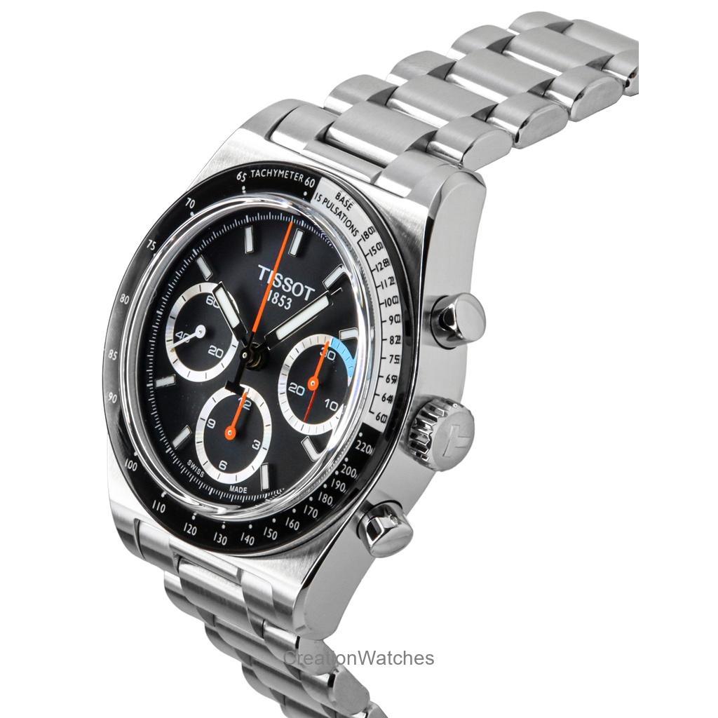 Tissot PR516 Chronograph Stainless Steel Black Dial Automatic T149.459.21.051.00 100M Men's Watch