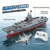 High Speed RC Boat 2.4GHz Remote Control Aircraft Carrier Warship S19 Electric Water Toy RTF Dual Motor Gift for Boys