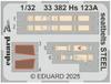 Eduard Zoom Фототравленные Ремни безопасности Hs123A Нержавеющая сталь Детали для набора пластиковой модели EDU33382 1/32 (для ИКМ) (Самолет)