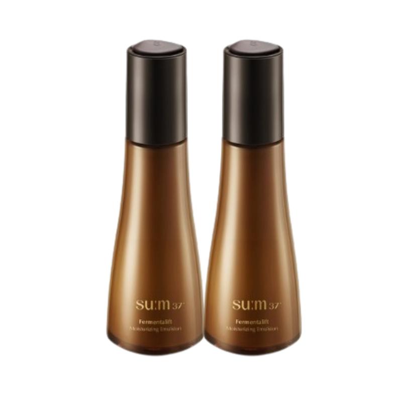SU:M37 Fermentalift Moisturizing Emulsion 130ml – Fermented Black Tea Peptide Emulsion, Hydrating Anti‑Aging Moisturizer