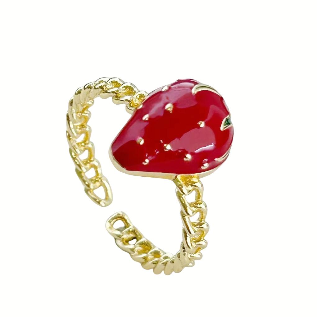 24K Gold Color Branch Leaf Rings For Women Adjustable Open Ring Non Tarnish Wedding Band Trendy Jewelry Accessories Gifts