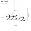 New White/Black Modern LED Pendant Lights Dining room kitchens AC 85-265V Hanging light fixture Luminaire colgante Pendant Lamp