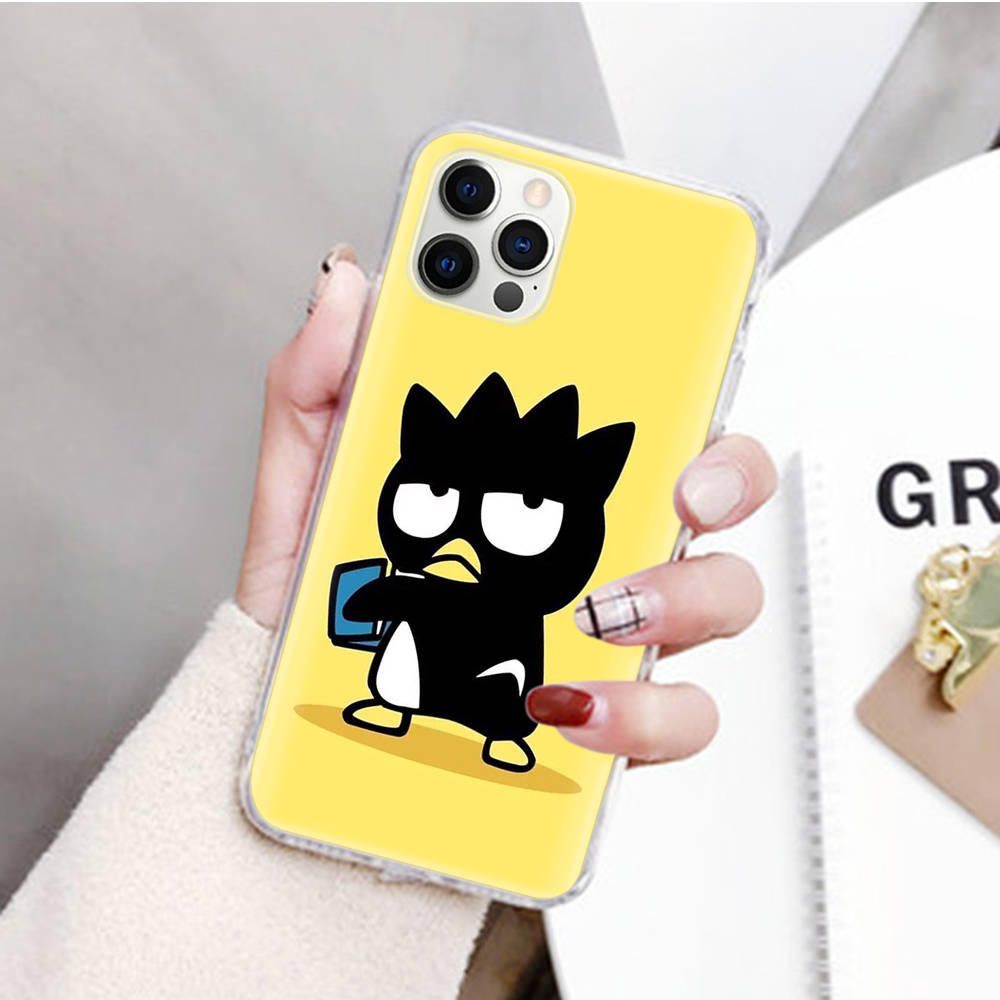 

JZ13 Badtz-maru Прозрачный чехол для Samsung A04 A14 A23 M33 M53 Realme 10 9 C35 C55 VIVO Y02 X80 Infinix Hot 30 Note 11 Tecno Spark 8P Pro VIVO Y22s аэро