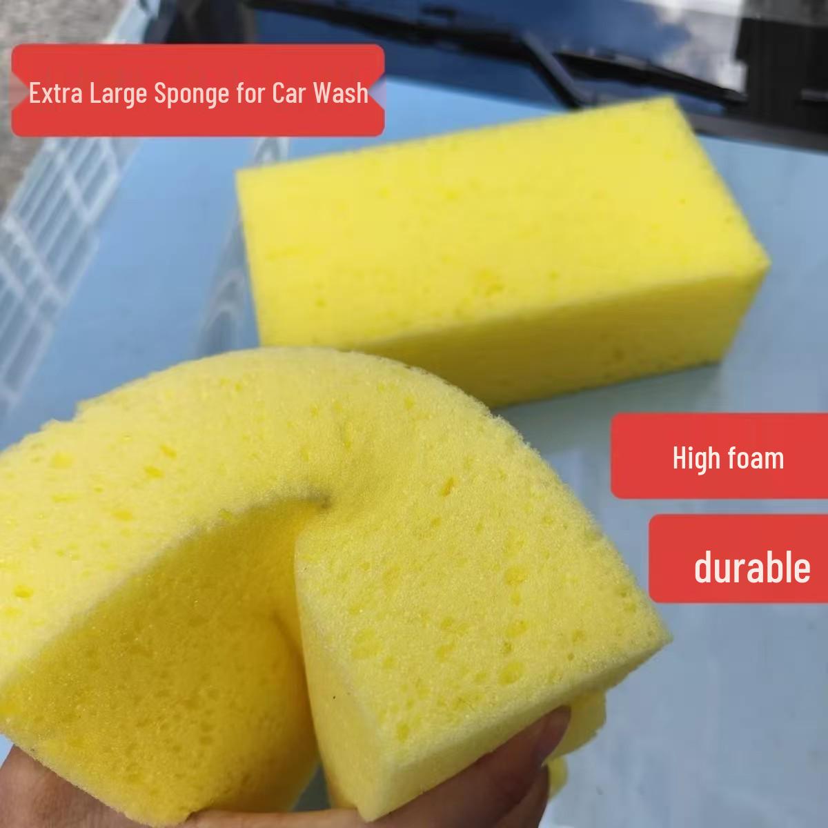 

Honeycomb Car Wash Sponge: Oversized, Strong Absorption, Stain Removal, Glass Wiper, Thickened Cloth for Car Cleaning. 20*10*7