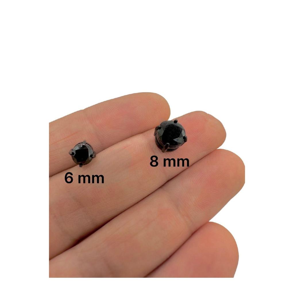 Strong Magnet 316l Steel Solitaire Cercei pentru bărbați și femei Cercei falși fără găuri (1 bucata)